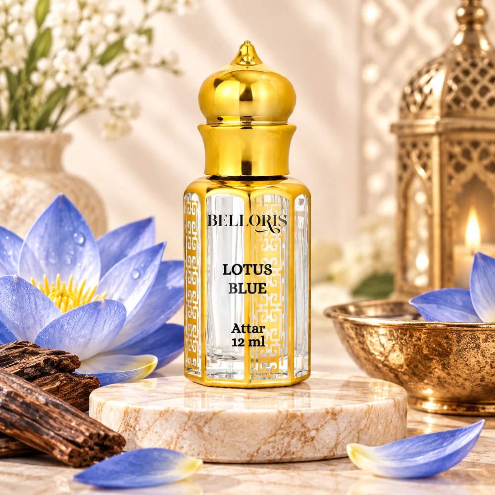 Belloris Lotus Blue Attar — 12 ml