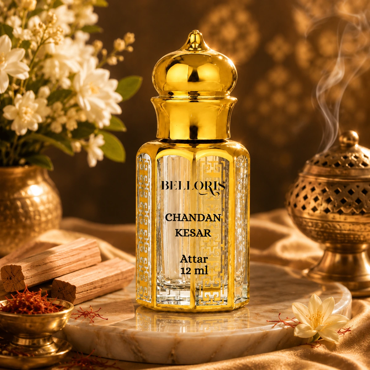 Belloris Chandan Kesar Attar — 12 ml